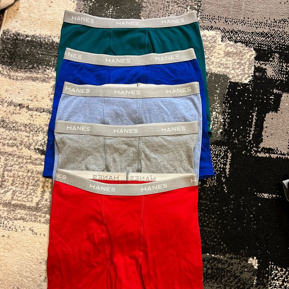 NWOT Hanes boxer briefs